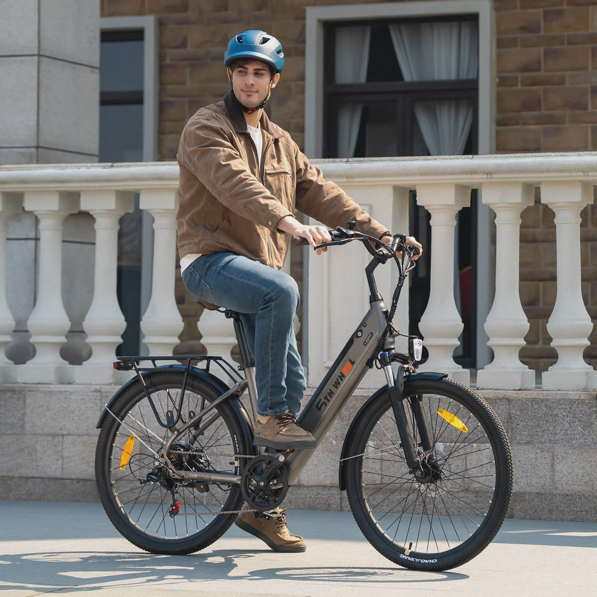 5TH WHEEL W18B Electric Bike for Adult with 350W Motor, 26 in Electric Mountain Bike with 36V 10.4Ah Removable Battery Ebike, Electric Bicycle...