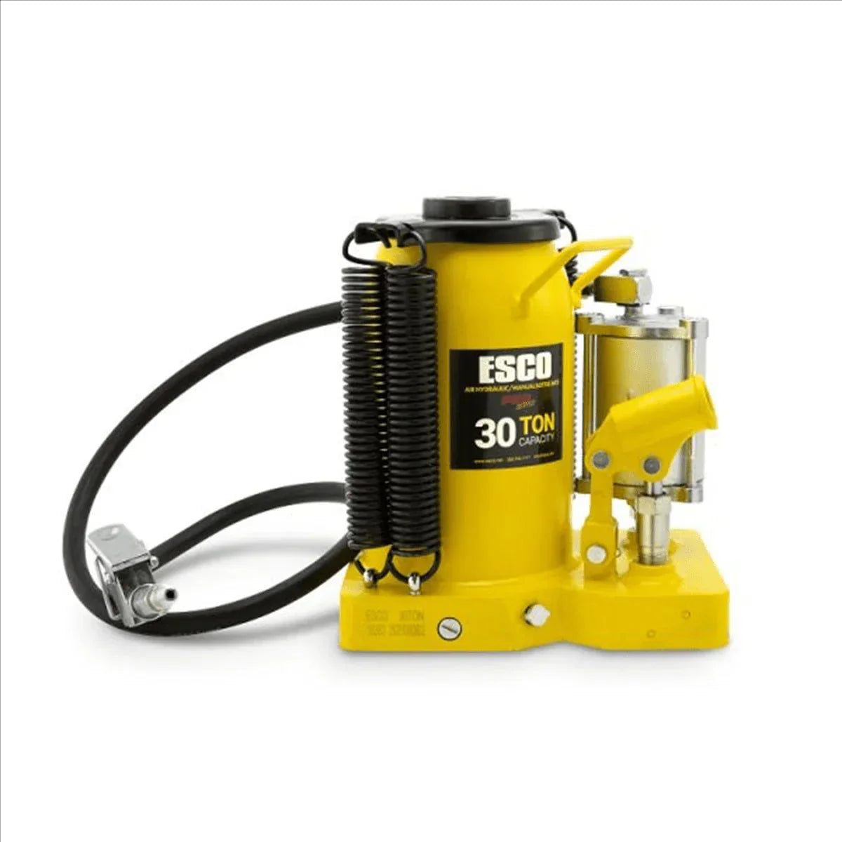 ESCO 30 Ton Air Hydraulic Bottle Jack – Heavy Duty Lifting for Automotive and Industrial Use