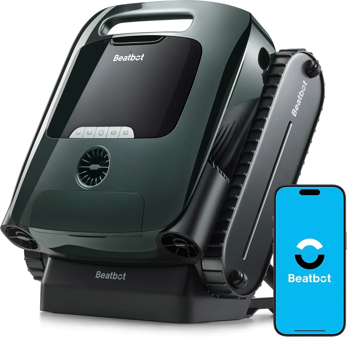 Beatbot AquaSense 2 Pro Cordless Pool Vacuum Robot, Unmatched 5-in-1 Cleaning, Surface Parking, Skims Water Surface with APP Control, Water Clarification, for Pools up to 3,875 Sq.ft 锟斤拷 Emerald Green
