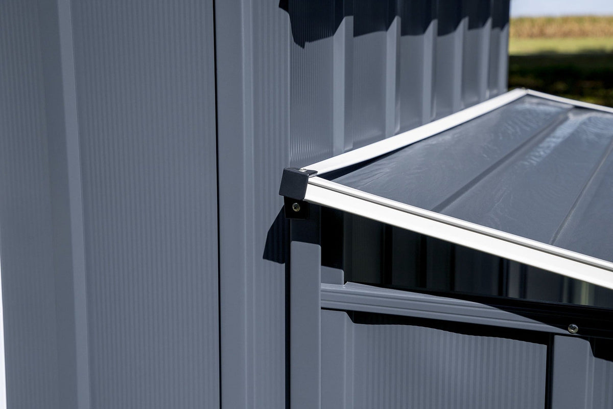 3-in-1 Corrosion-Resistant Steel Utility Shed