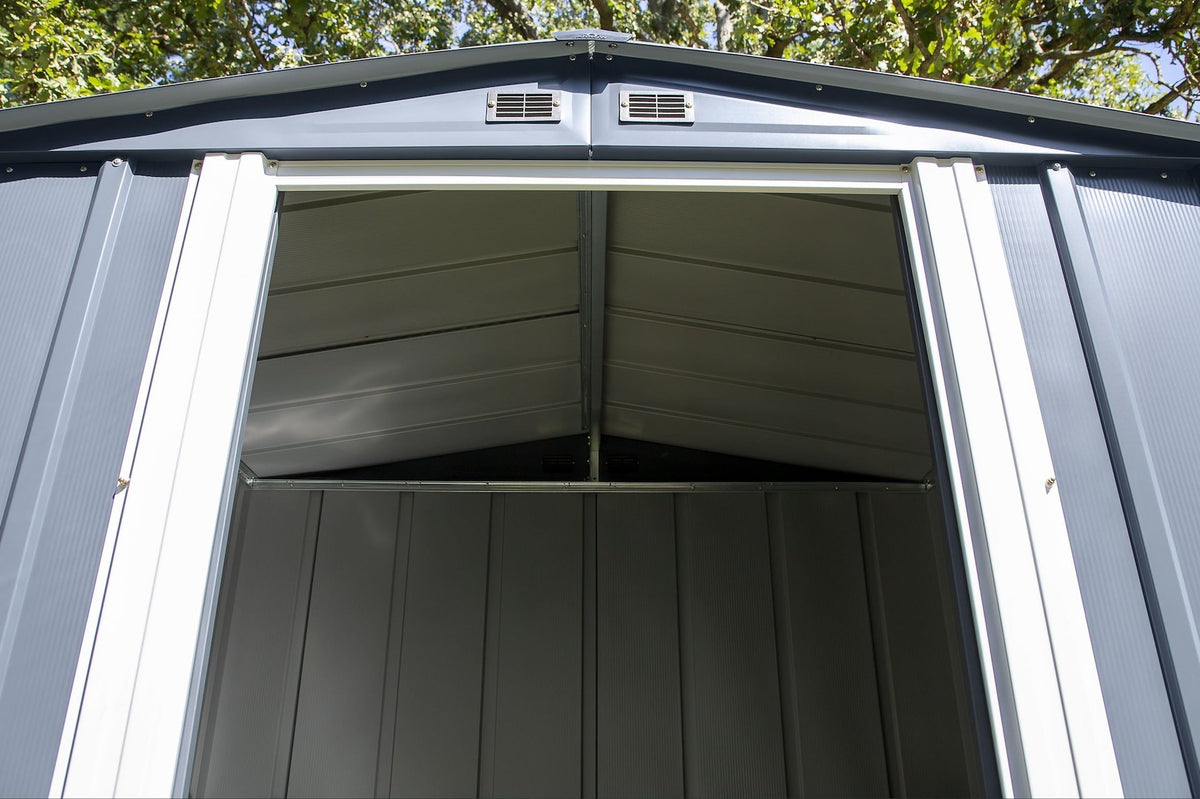 3-in-1 Corrosion-Resistant Steel Utility Shed