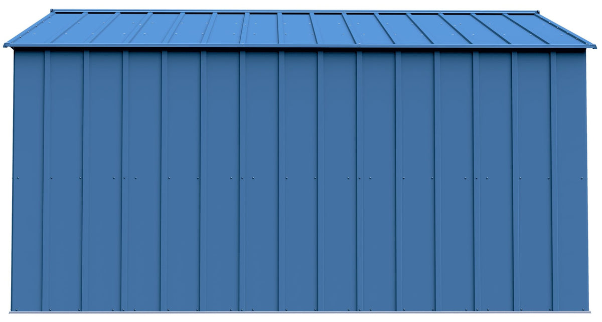 Classic 14x12-ft Blue Grey Corrosion-Resistant Steel Shed