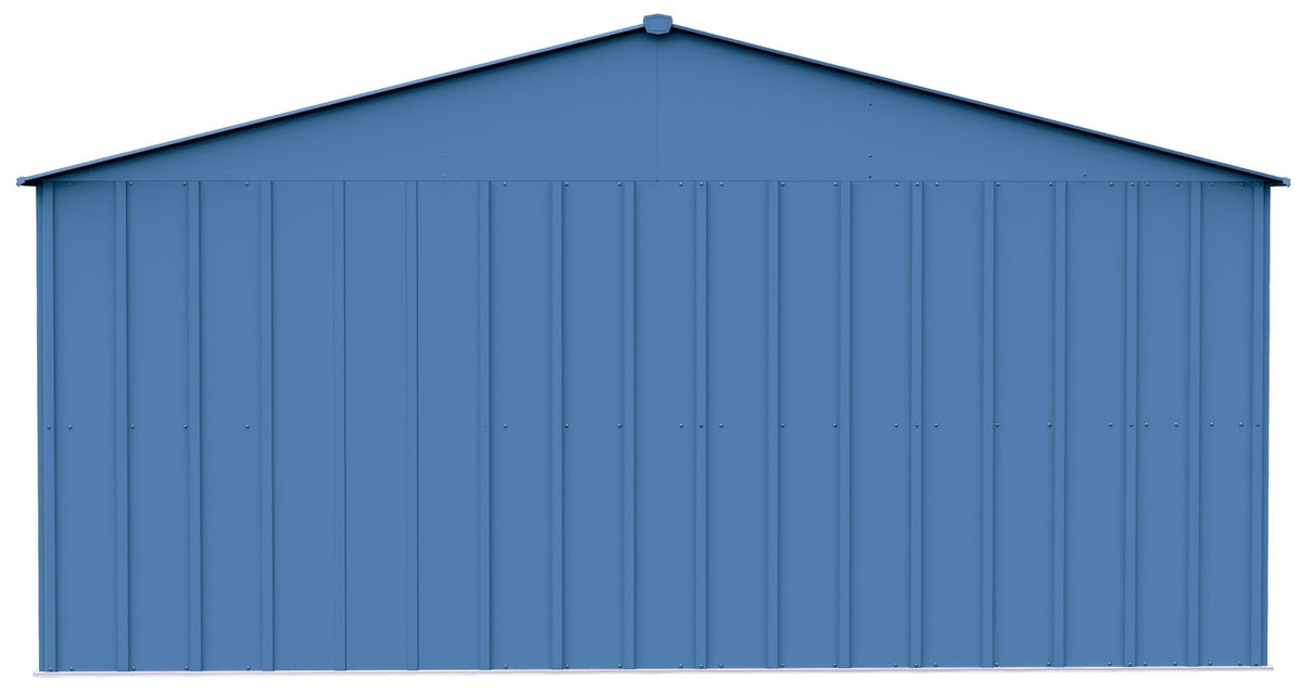 Classic 14x12-ft Blue Grey Corrosion-Resistant Steel Shed