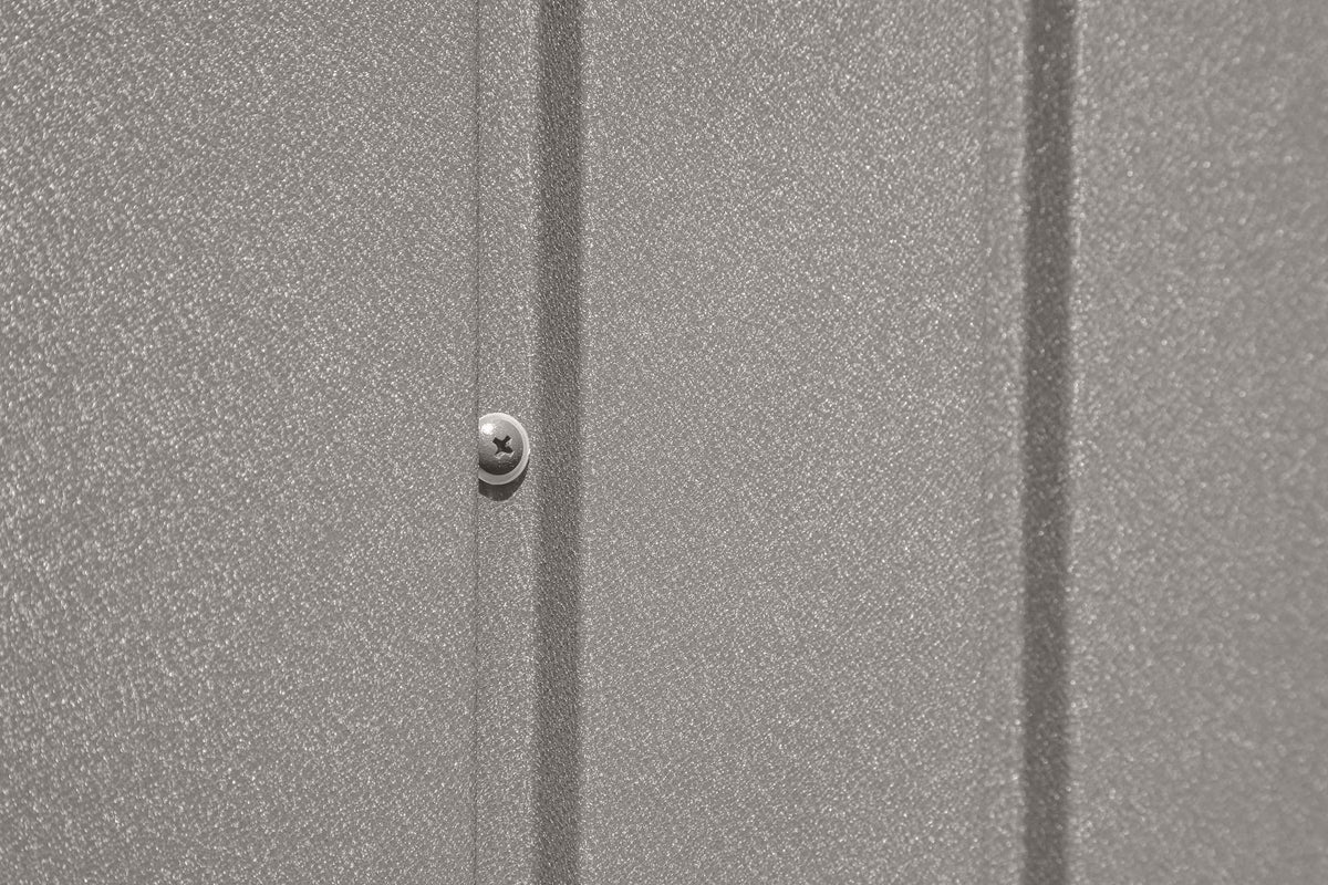 Elite 14x12-ft Cool Grey Weather-Resistant Steel Shed