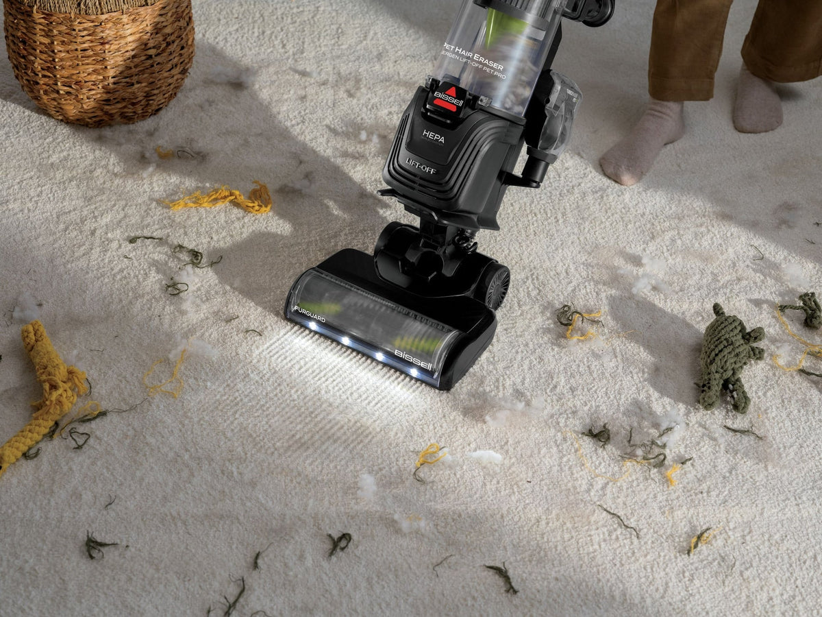 BISSELL Pet Hair Eraser Allergen Lift-Off Pet Pro Upright Corded Vacuum Cleaner with HEPA Sealed System