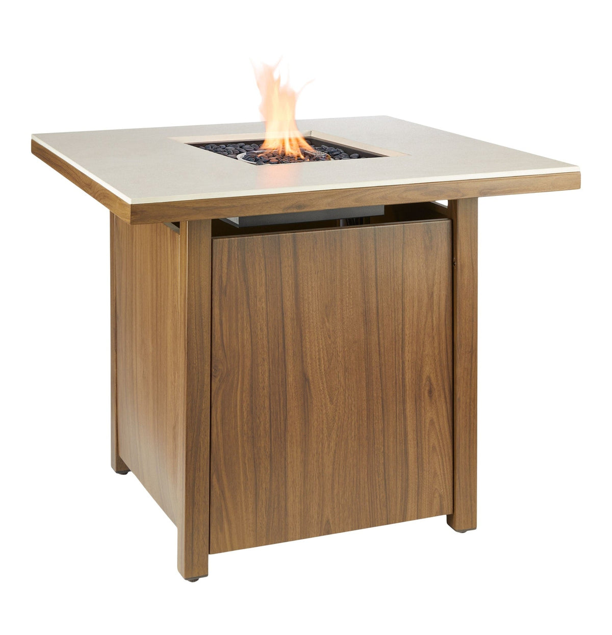 Clarke LP Gas Outdoor Fire Table, 40,000 BTUs, 30-in, Brown