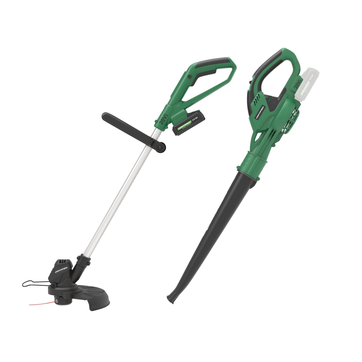 20V Cordless Line Grass Trimmer & Sweeper Combo