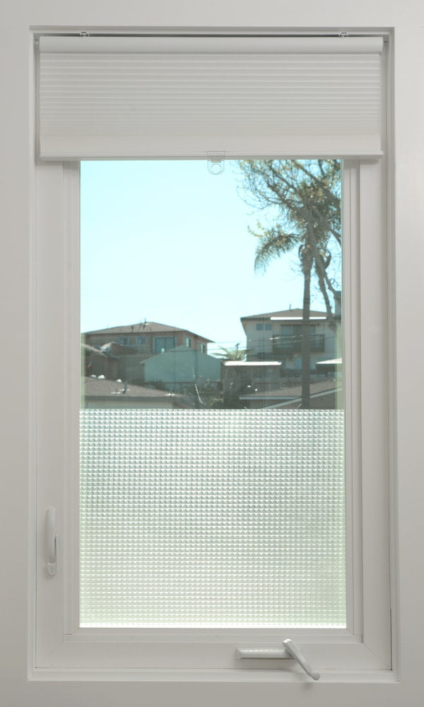 Frosted Removable Self-Adhesive Privacy Window Film, Semi-Transparent, 18-in x 9-ft