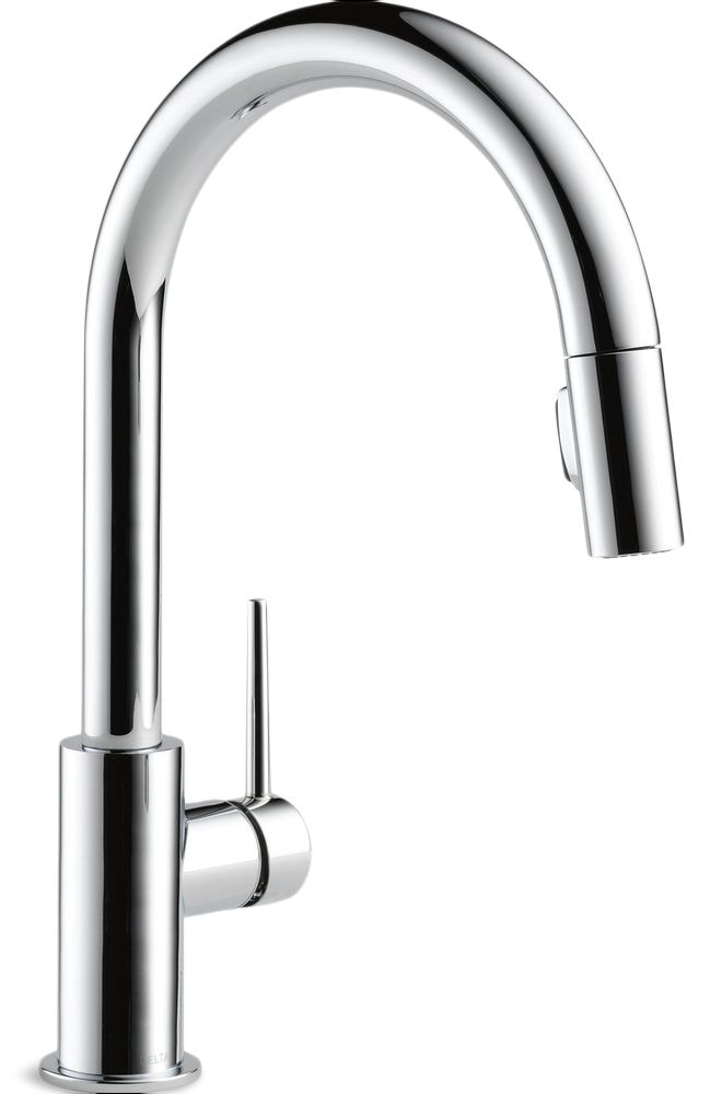 Faucet Trinsic Single Handle High Arc Pull Down Sprayer Kitchen Faucet, Assorted Finishes
