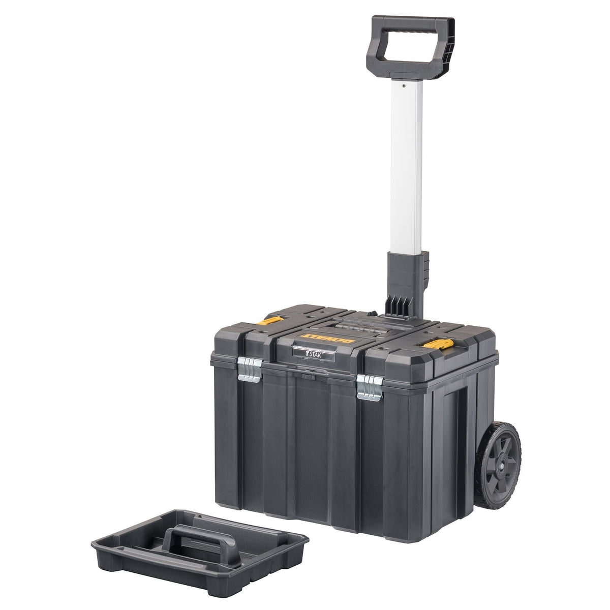 Deep Box on Wheels with Telescopic Handle