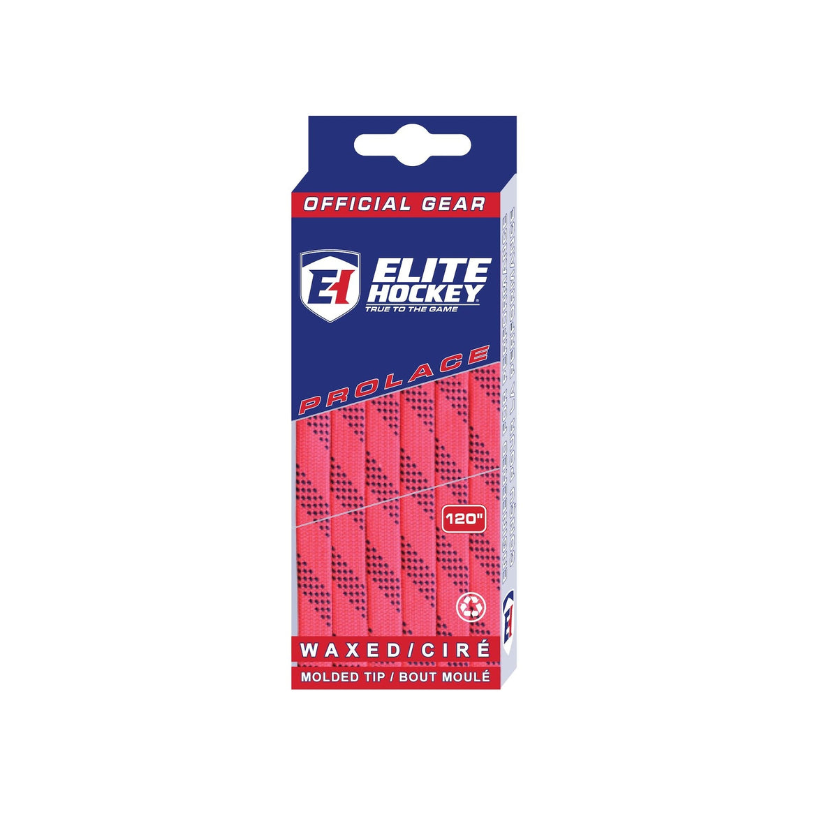 Prolace Skate Laces, Waxed, Pink, Assorted Sizes