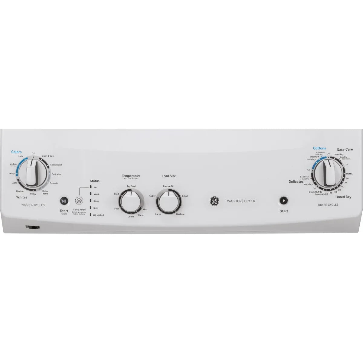 27 in. Electric White 4.4 cu. ft. (I.E.C) Washer and 5.9 cu. ft. Dryer Laundry Centre