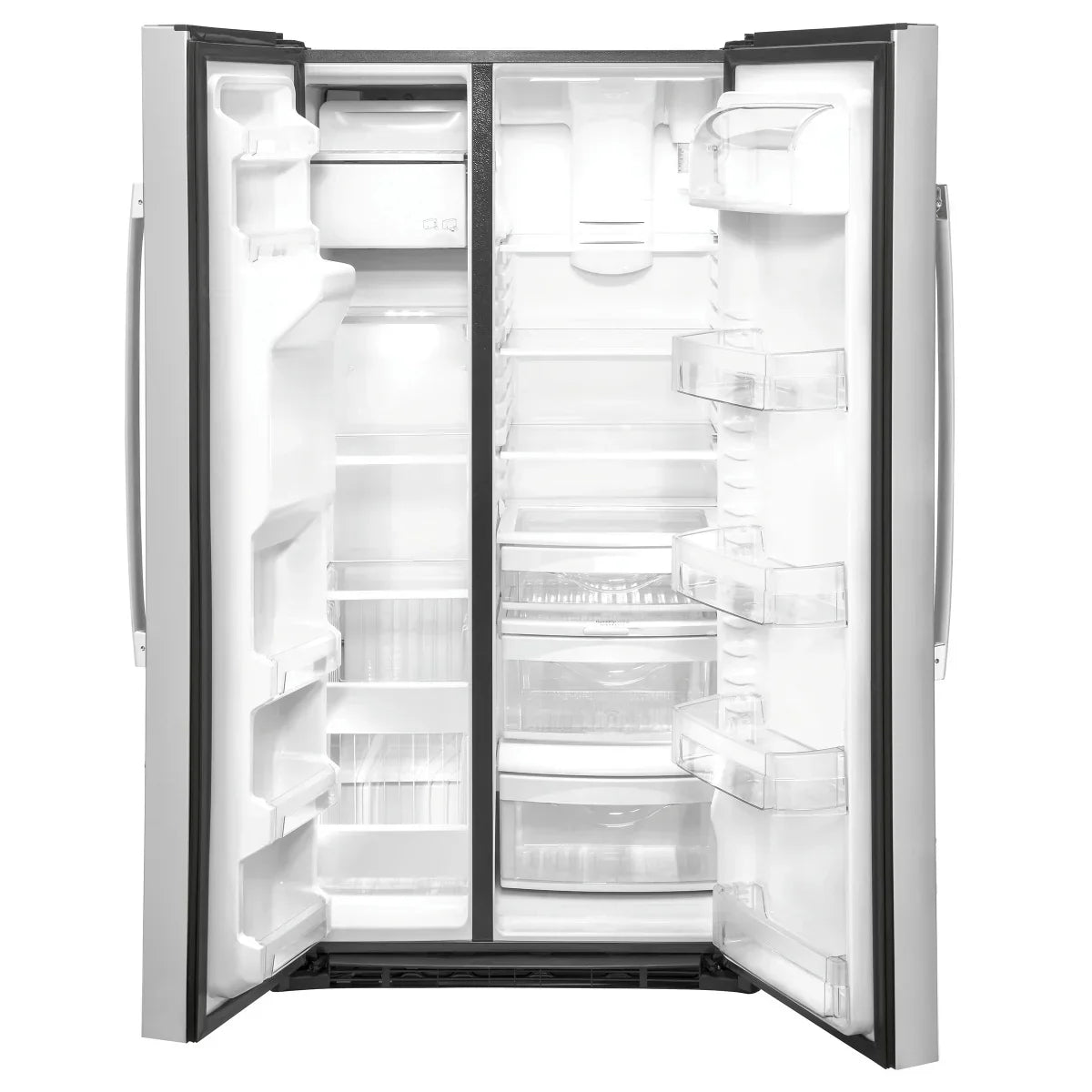 36 in. 25.1 cu.ft. Stainless Steel Side-by-Side Refrigerator with FrostGuard Technology