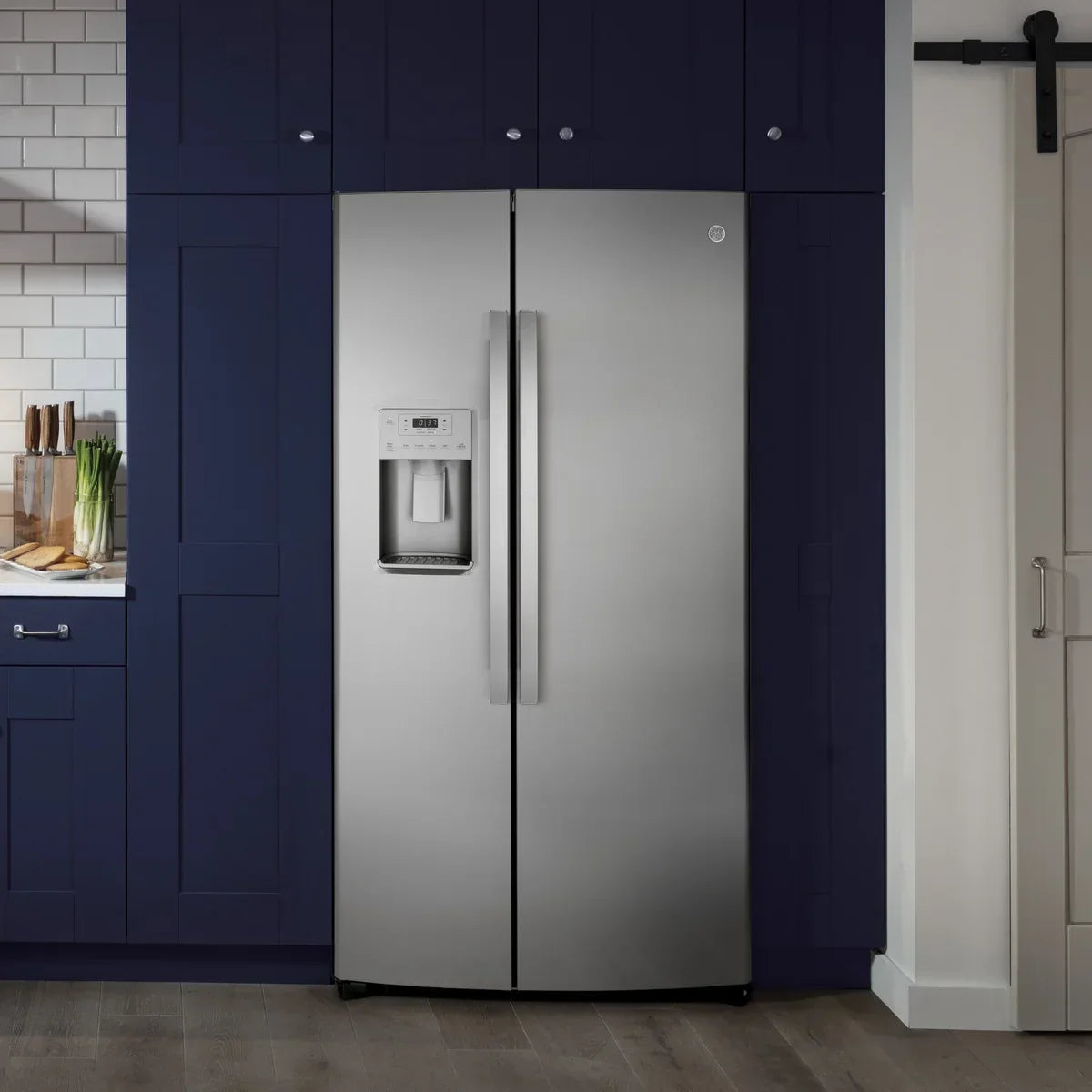 36 in. 25.1 cu.ft. Stainless Steel Side-by-Side Refrigerator with FrostGuard Technology