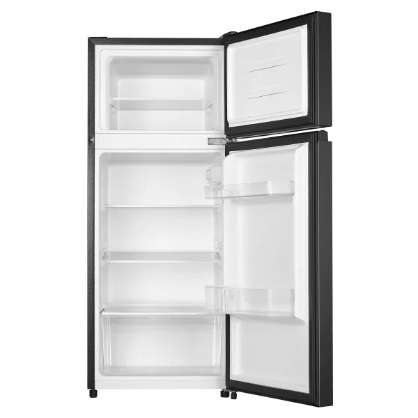 19in. 4.4 cu. ft Stainless Steel Look Compact Top Mount Refrigerator