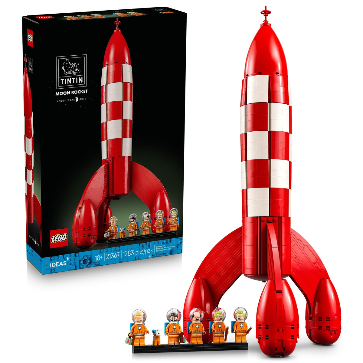 Ideas Tintin Moon Rocket 21367