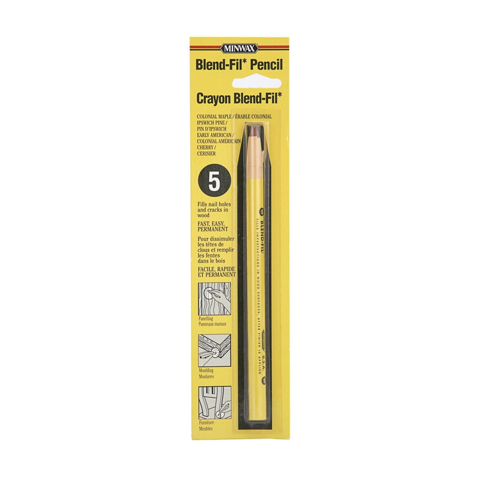 Crayon Blend-Fil Wood Pencil, Walnut