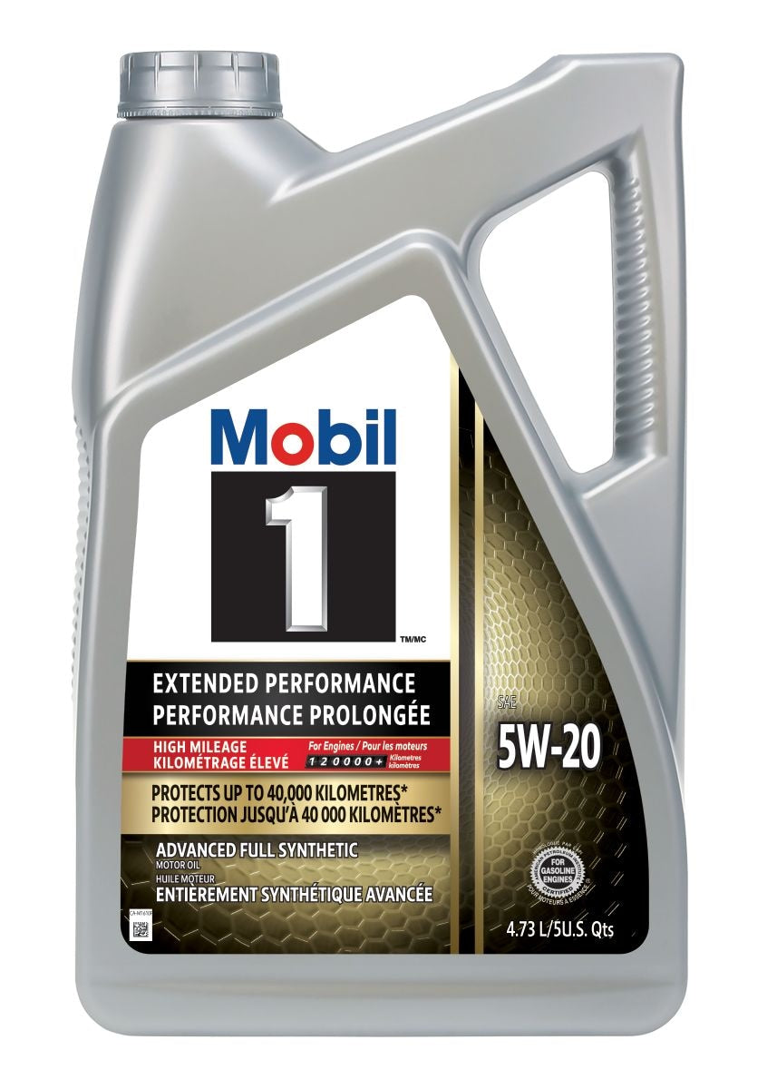 Extended Performance High Mileage 5W20 Synthetic Engine/Motor Oil, 4.73-L