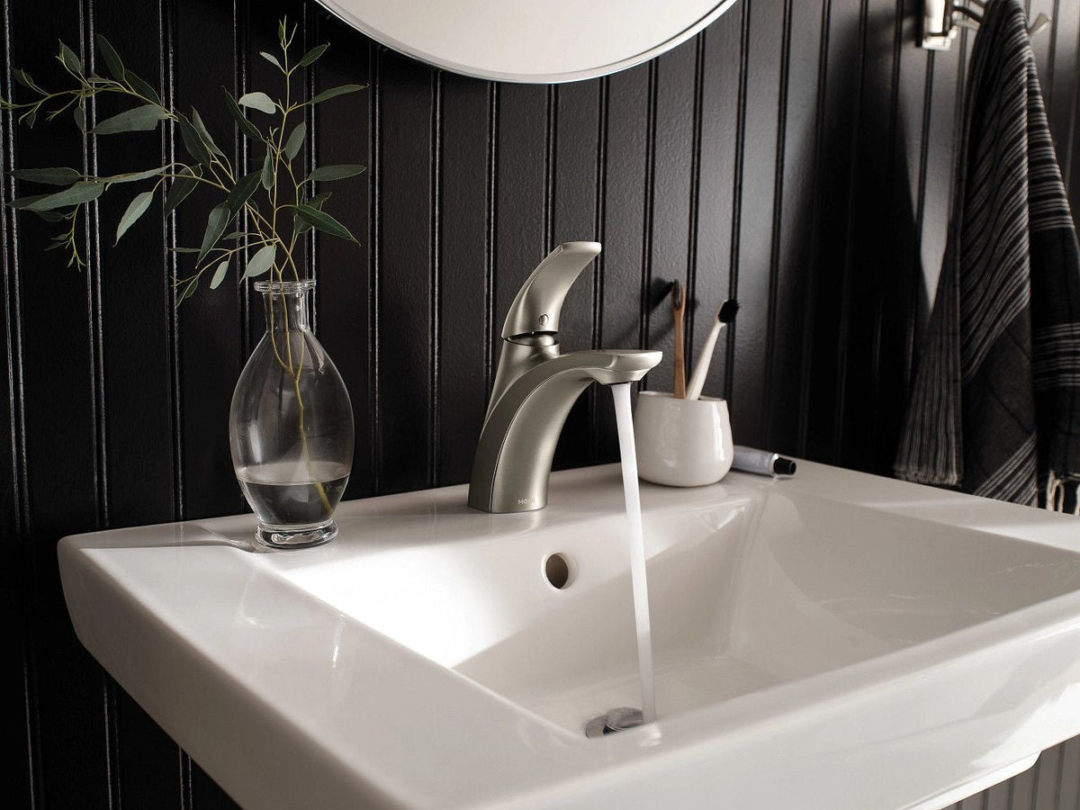 Zarina Single Handle Bathroom Faucet, Spot-resistant Brushed Nickel