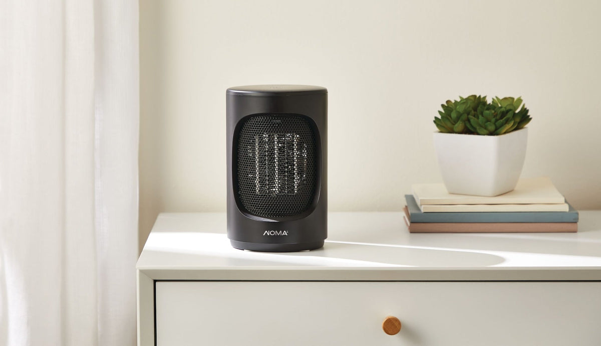 Personal Heater, 600 W, Black