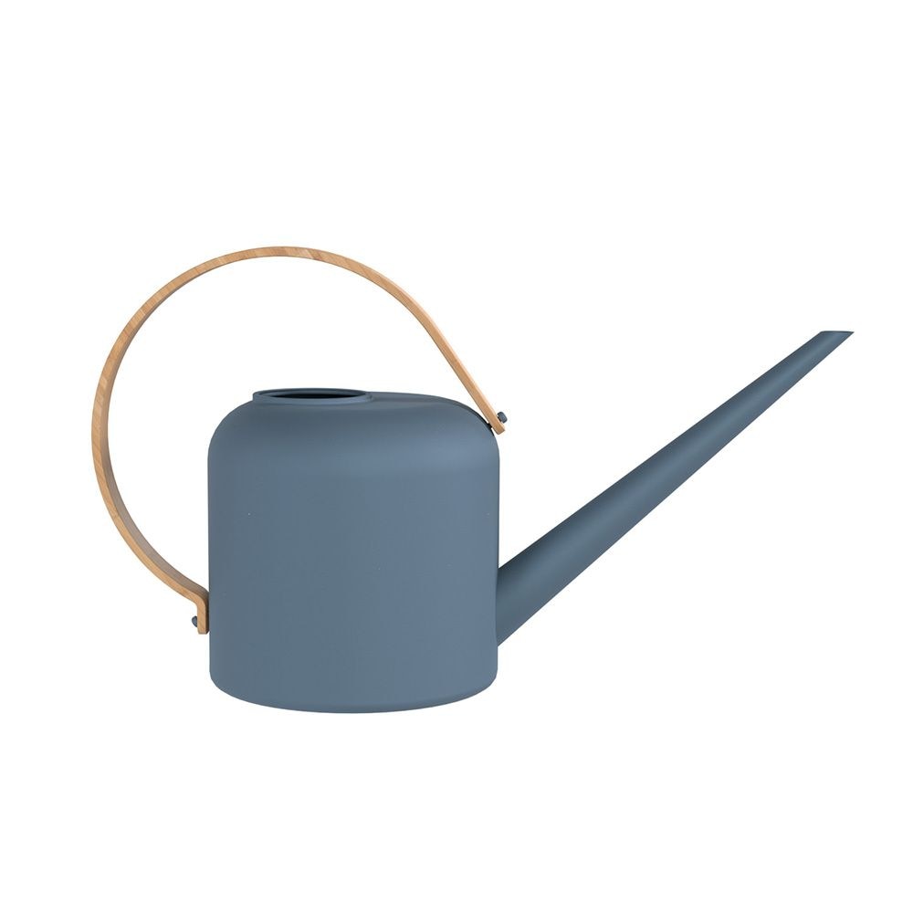Metal Watering Can, Blue, 2.84-L