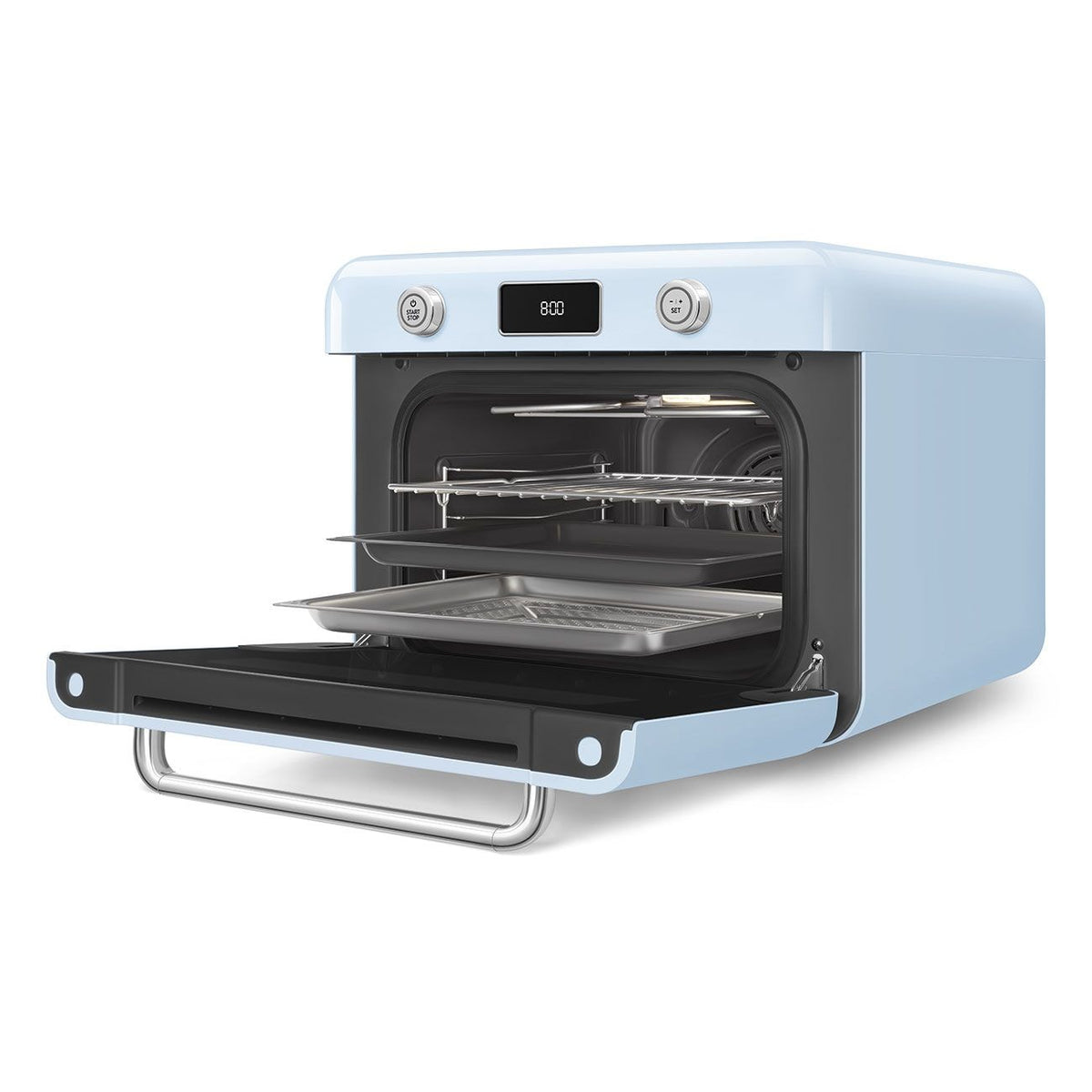 Combi Multifunction Steam Oven with Airfry, Pastel Blue