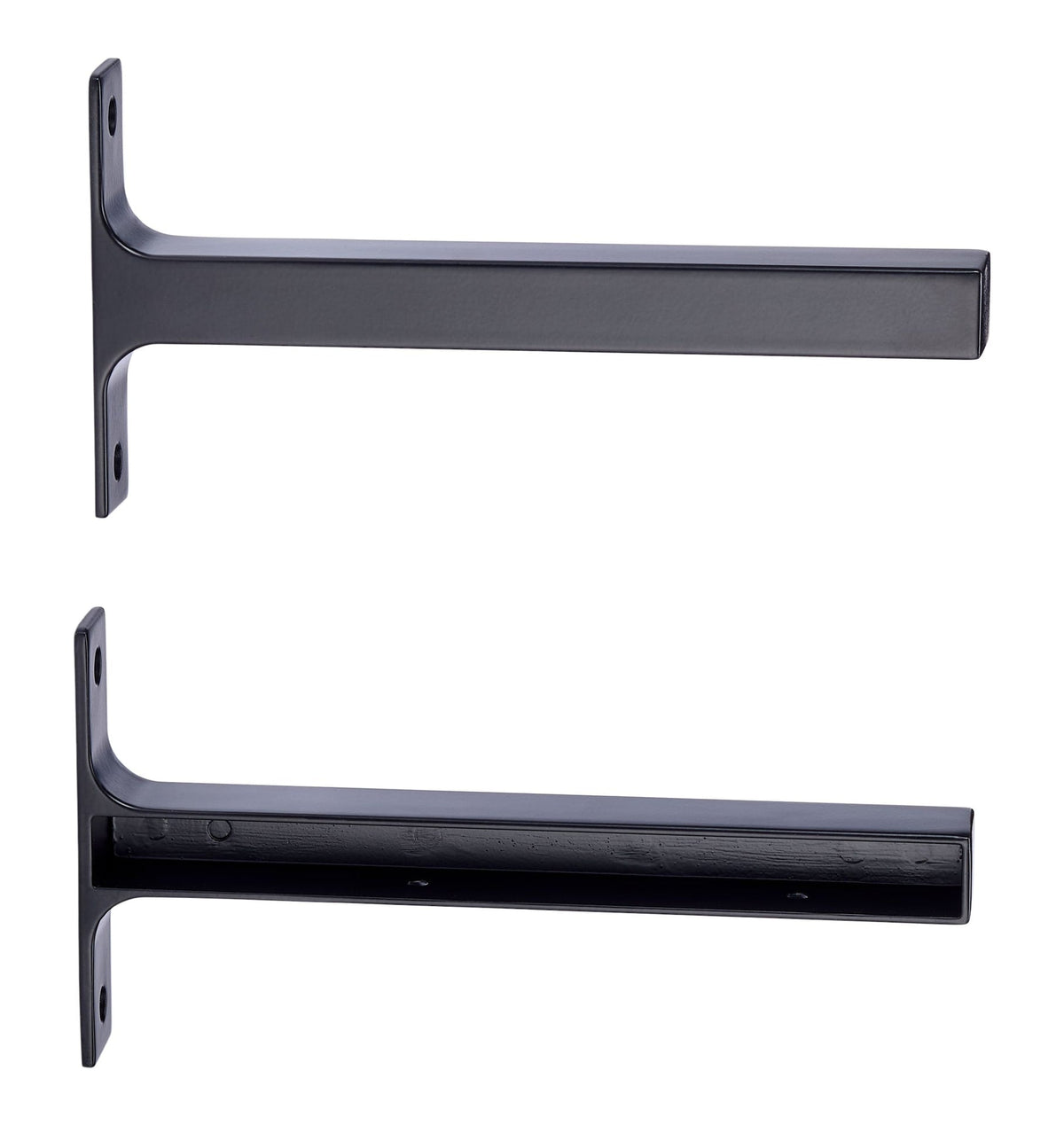 Indoor Edge Bracket for 12-in Shelf Board, 2-pk