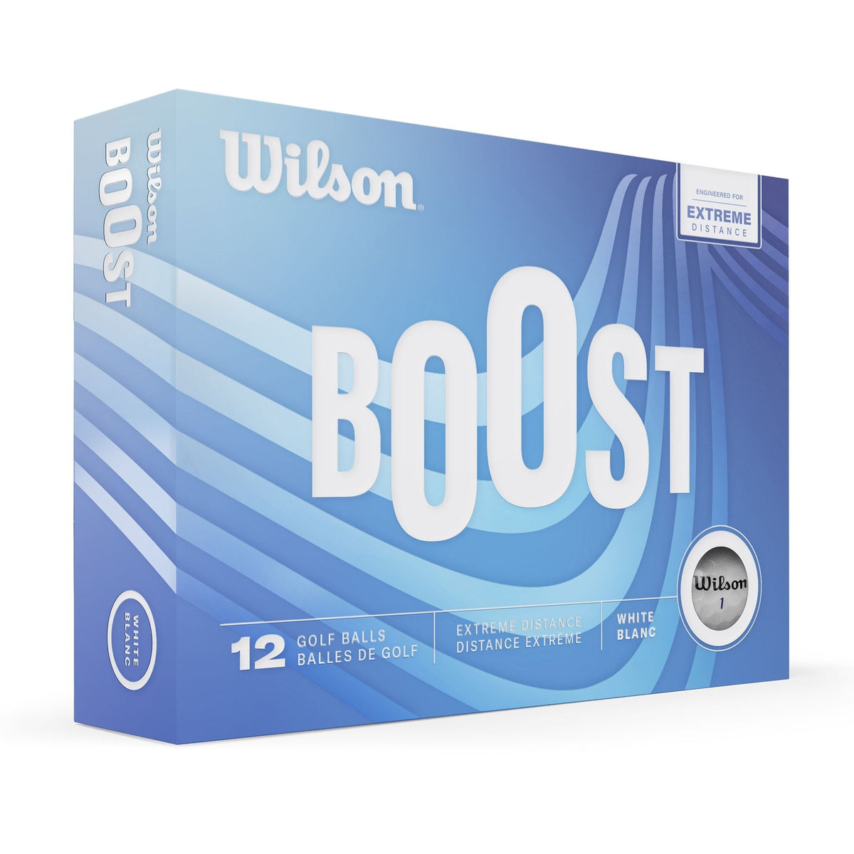 Boost Golf Ball, Extreme Distance, 12-pk, White