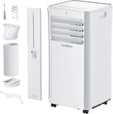 8500 BTU Portable Air Conditioners Cool Up to 360 Sq.Ft,3 IN 1 portable ac unit with Remote Control/LED Display/24Hrs Timer/Window Installation Kit & Screwdriver,White