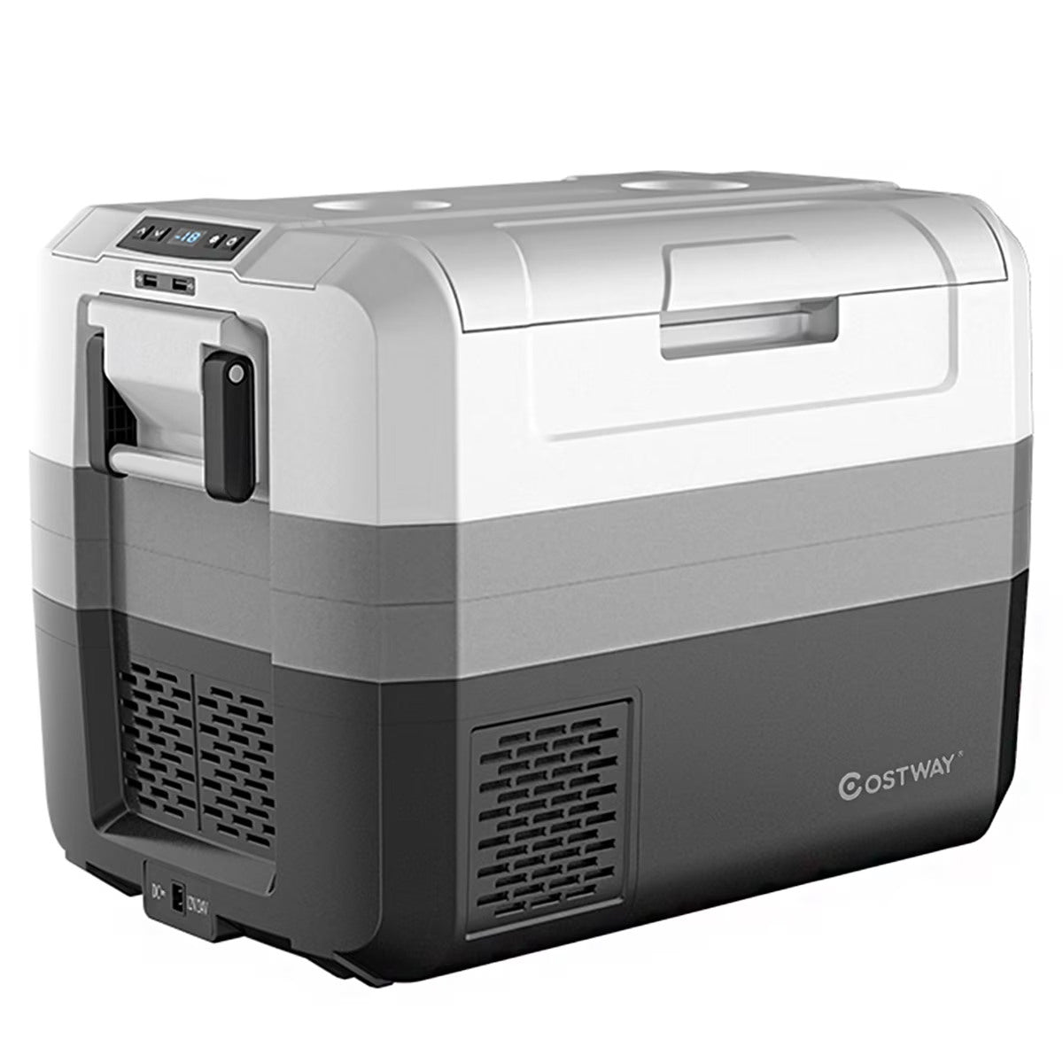 58 Quart Portable Electric Car Cooler Refrigerator Compressor Freezer for RVs Camping
