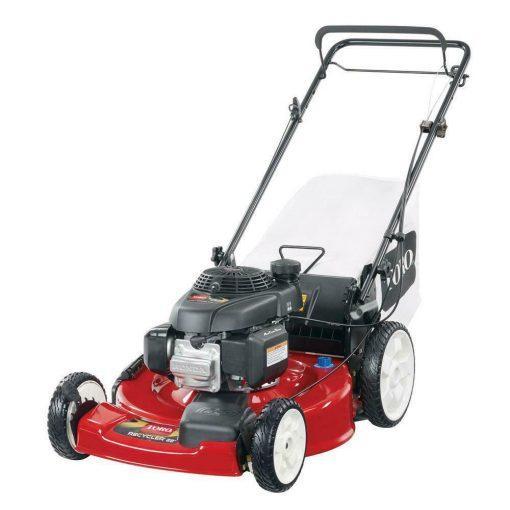 Self-propelled gas mower, 22-inch 170cc OHV engine high-wheel RWD 3-in-1 with height adjustment, oil included D2329