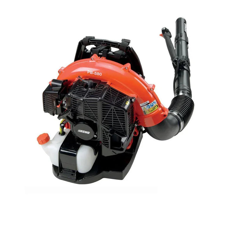ECHO PB-580T 58.2cc Gas Backpack Leaf Blower, 216 MPH, 517 CFM, 2-Stroke Engine, Tube Throttle K3405