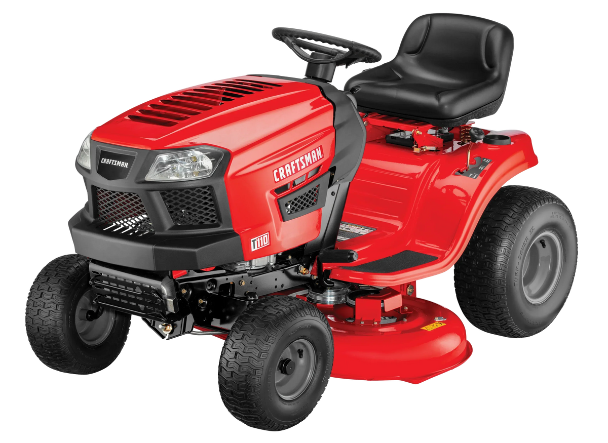 T110 42-in Riding Lawn Mower -- 17.5 HP Engine -- 7-Speed Transmission -- Model 13AN77XS093