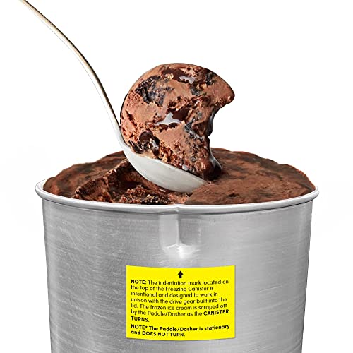 Gourmet 6 Quart Vintage Wood Bucket Electric Ice Cream Maker Machine
