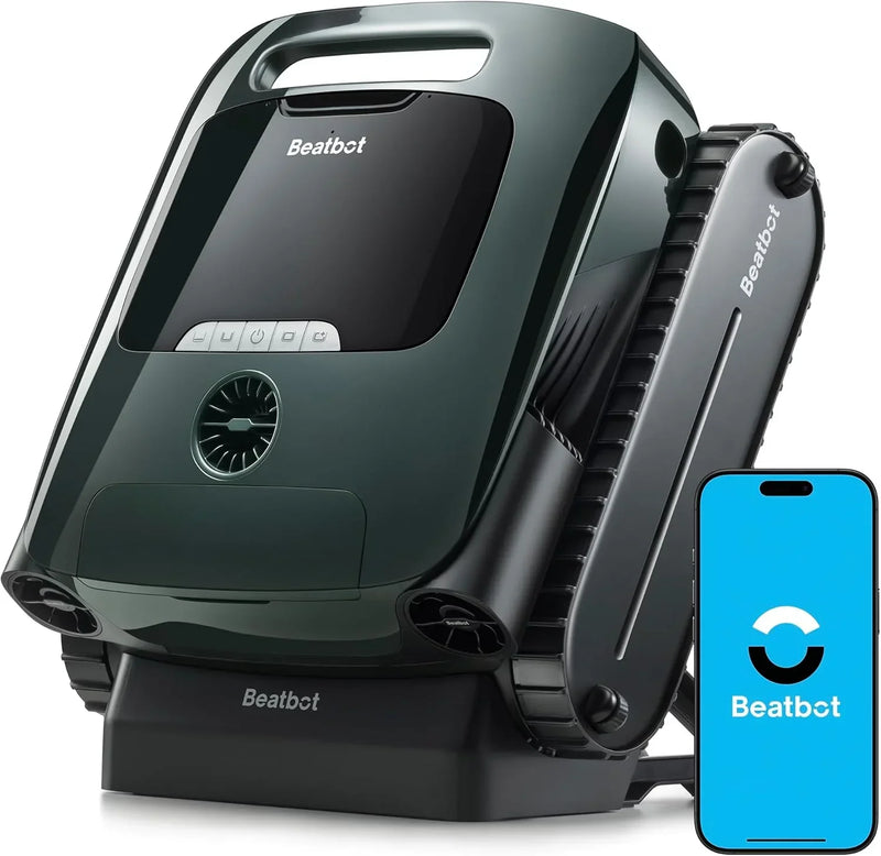 Beatbot AquaSense 2 Pro Cordless Pool Vacuum Robot, Unmatched 5-in-1 Cleaning, Surface Parking, Skims Water Surface with APP Control, Water Clarification, for Pools up to 3,875 Sq.ft 锟斤拷 Emerald Green K9717