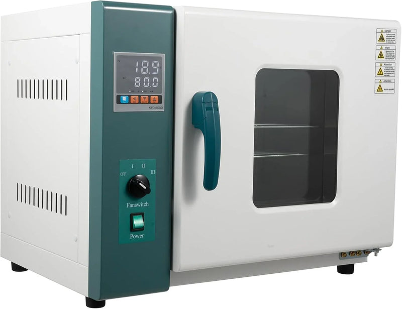 110V 1000W Horizontal Electric Blast Drying Oven 45L/12Gal Lab Forced Air Convection Drying Oven with Intelligent Temperature Controller for Industrial, Schools, Research Institutes Q5072