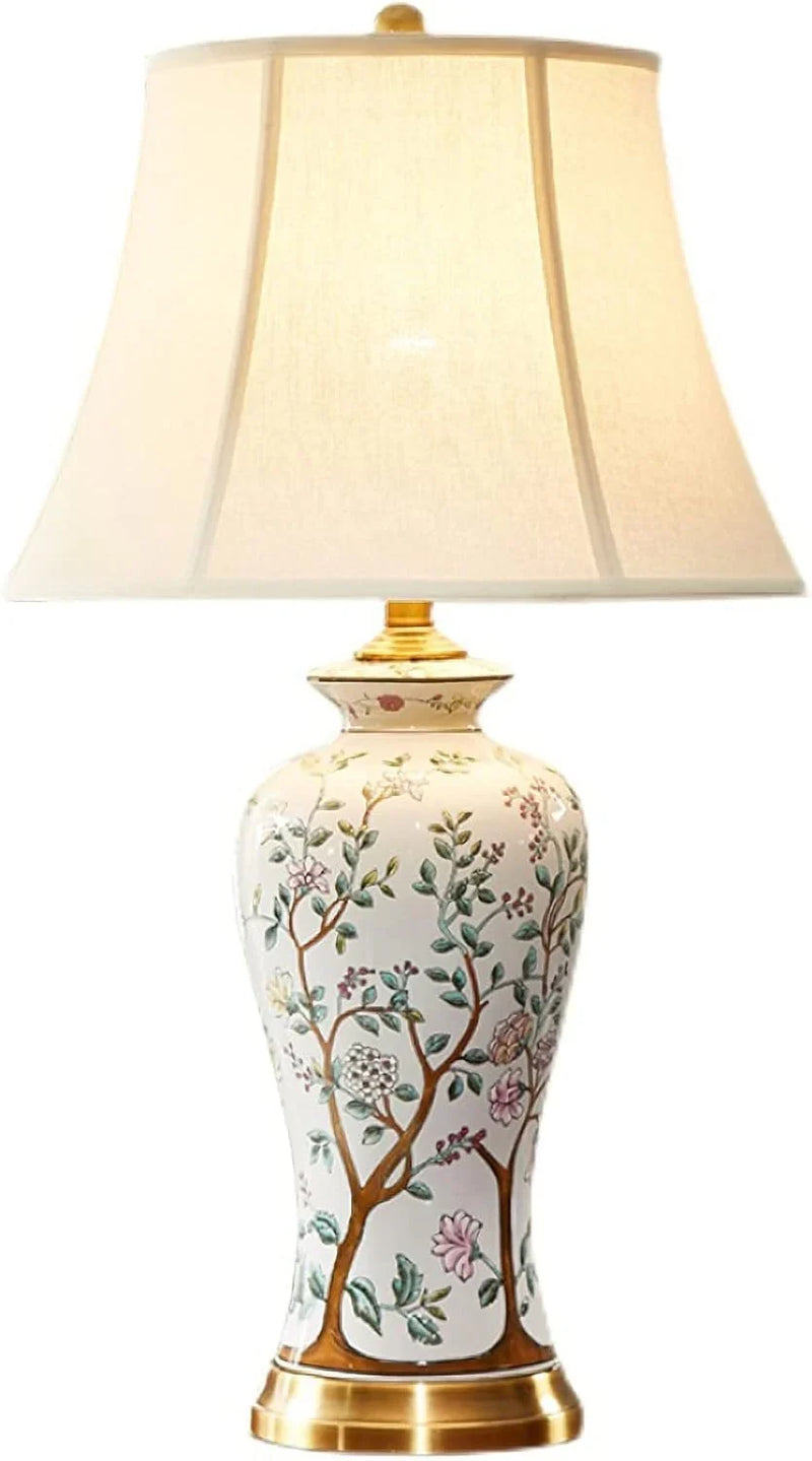 Ceramic Table Lamp White Z6791