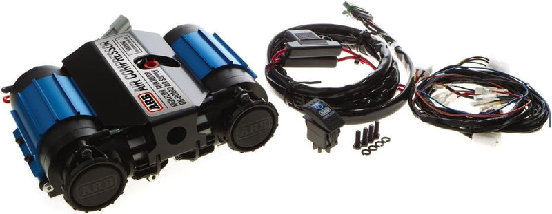 Portable air compressor - High performance - 12 volts - Suitable for air locking differentials and tire inflation D4882