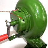 Blower Popcorn Fan, Manual BBQ Forge Air Blower with Hand Crank for Camping Picnic Outdoor - 80W-350W(150W)