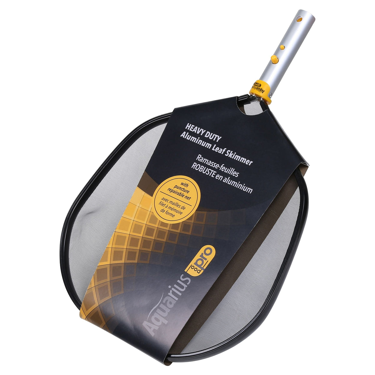 Deluxe Aluminum Swimming Pool Leaf Skimmer with Aluminum Handle