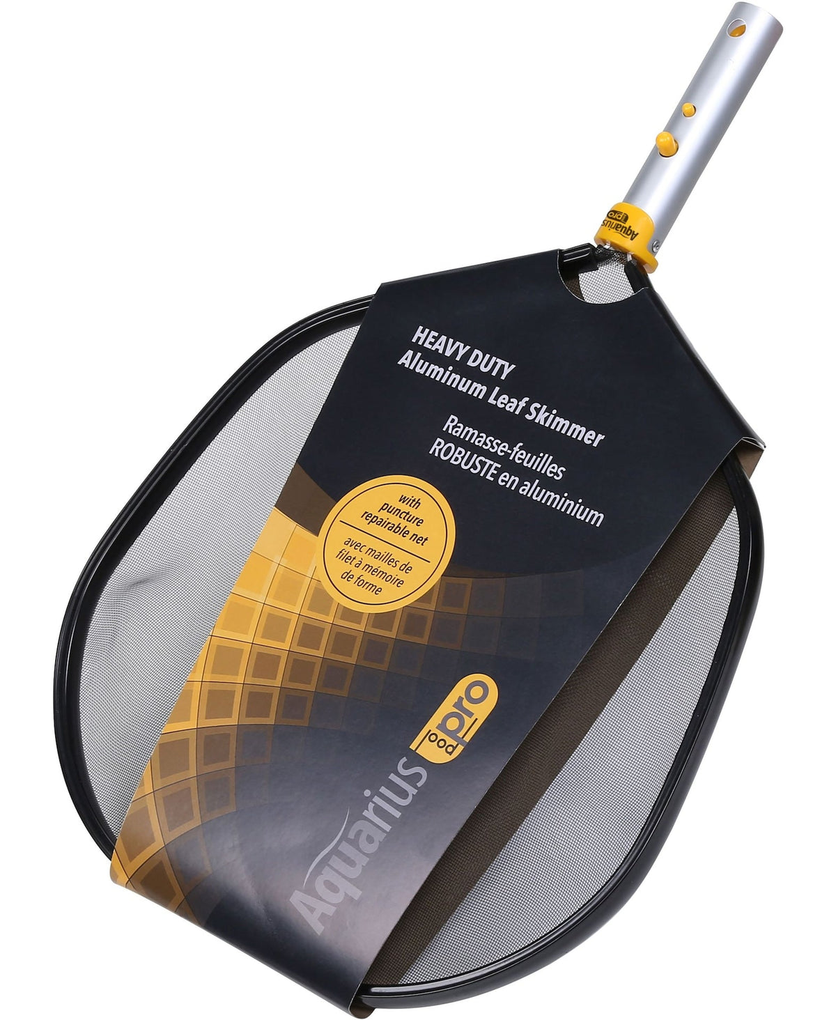Deluxe Aluminum Swimming Pool Leaf Skimmer with Aluminum Handle