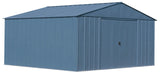 Classic 14x12-ft Blue Grey Corrosion-Resistant Steel Shed