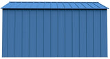 Classic 14x12-ft Blue Grey Corrosion-Resistant Steel Shed
