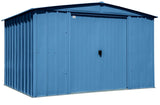 Classic Galvanized Steel Storage Shed, Blue Grey, 10-ft x 8-ft