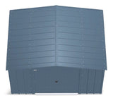Classic Galvanized Steel Storage Shed, Blue Grey, 10-ft x 8-ft