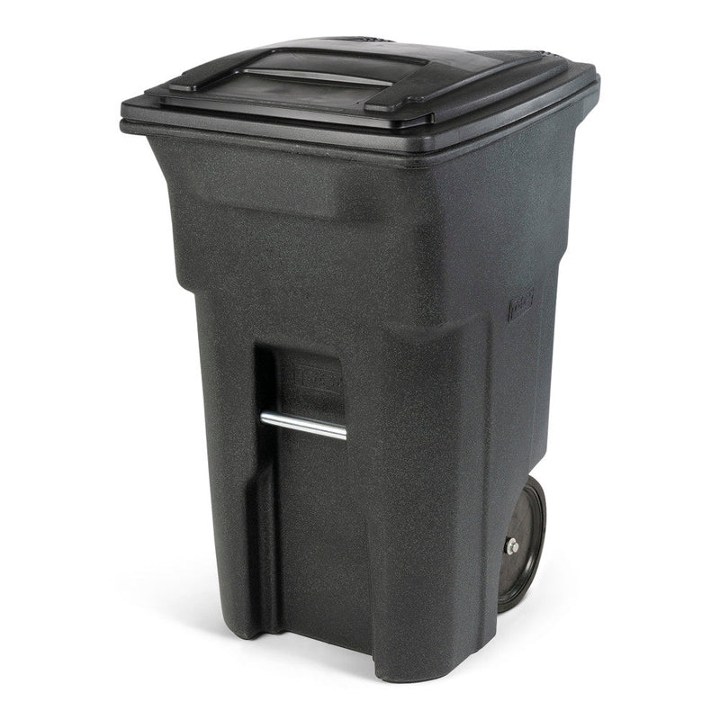 64-Gallon Greenstone Trash Can with Quiet Wheels and Lid C7245