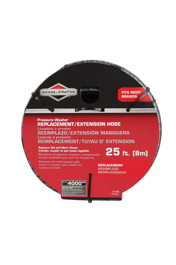 Replacement/Extension Hose, Compatible with 4000 PSI Gas Pressure Washer, 25-ft U5449