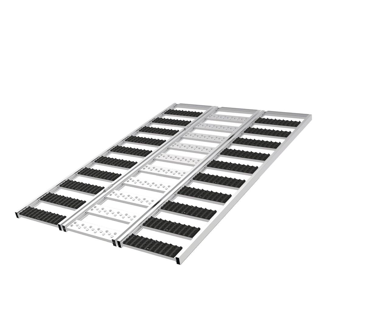 CargoMaster Aluminum Multi-Function Tri-Fold Snowmobile/ATV Ramp, 77 x 54-in, 1500-lb