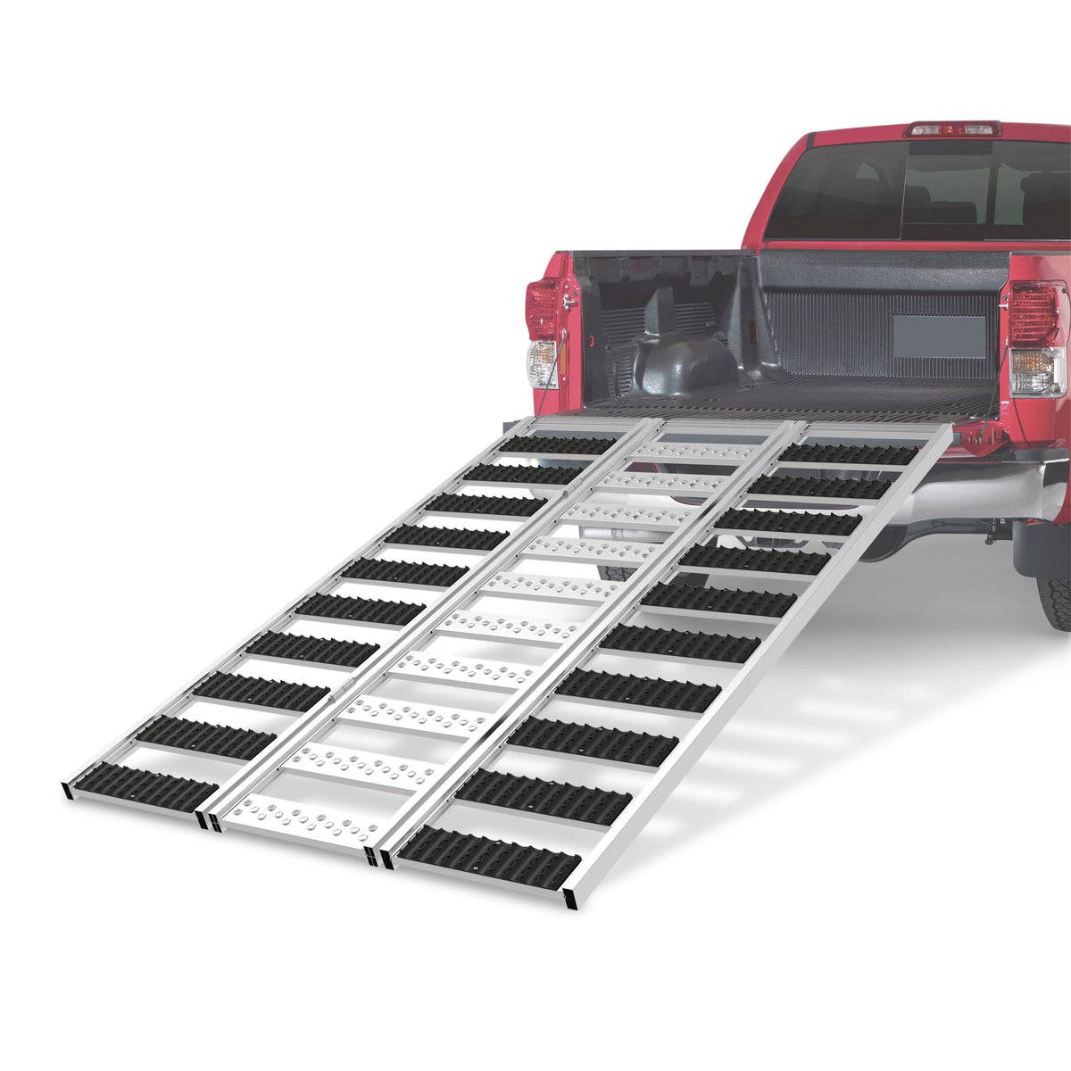 CargoMaster Aluminum Multi-Function Tri-Fold Snowmobile/ATV Ramp, 77 x 54-in, 1500-lb