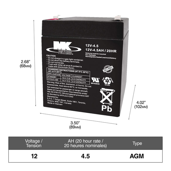 Group Size 65 Battery, 725 CCA W8711